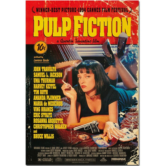 Pulp Fiction classic movie poster