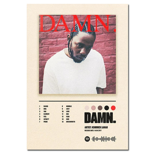 Kendrick Lamar album cover poster