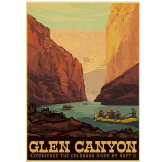 Vintage Glen Canyon poster