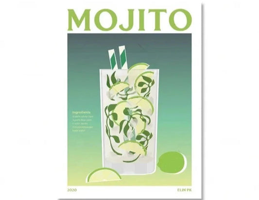 Cartoon Mojito poster