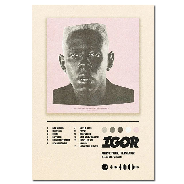 Tyler The Creator album cover poster